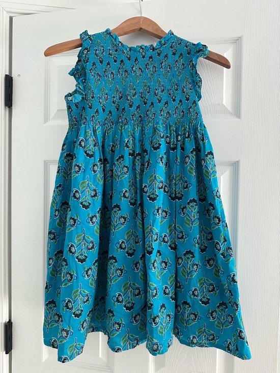 French Connection Other - French Connection Size 10-12 Teal Floral Smocked Sundress
